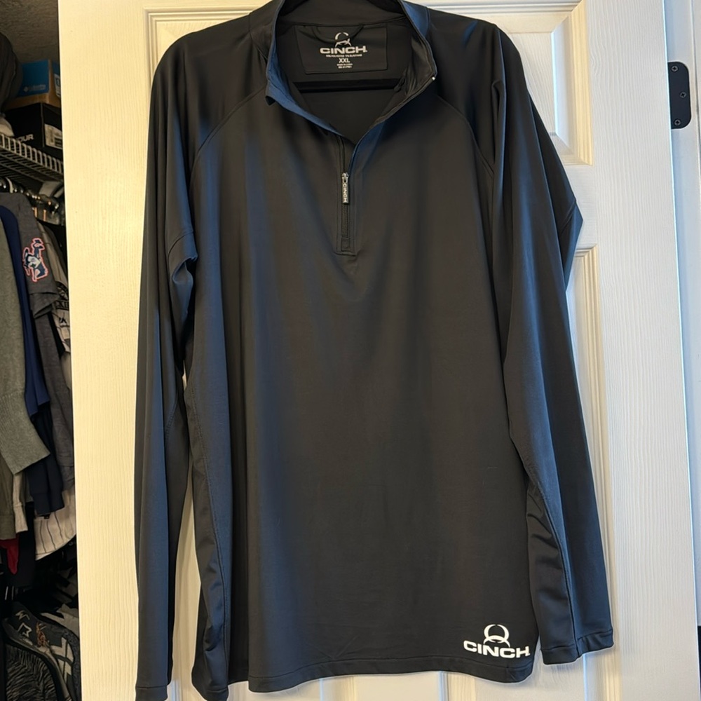 Men Cinch 1/4 zip long sleeve XXL